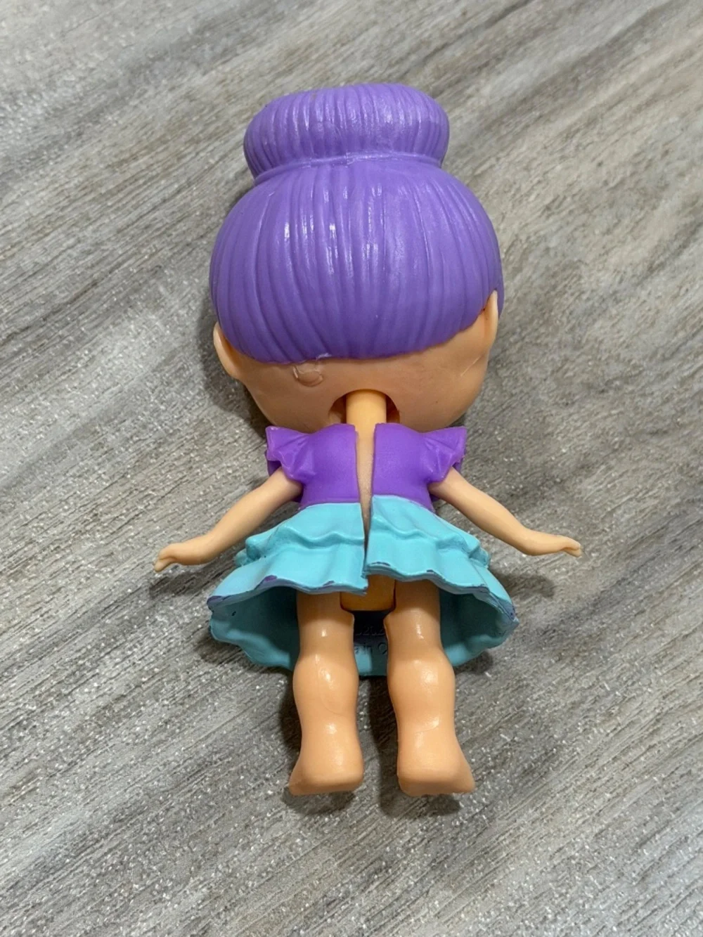Love Diana Fashion Fabulous Purple Hair Doll Glitter Heart Dress Toy